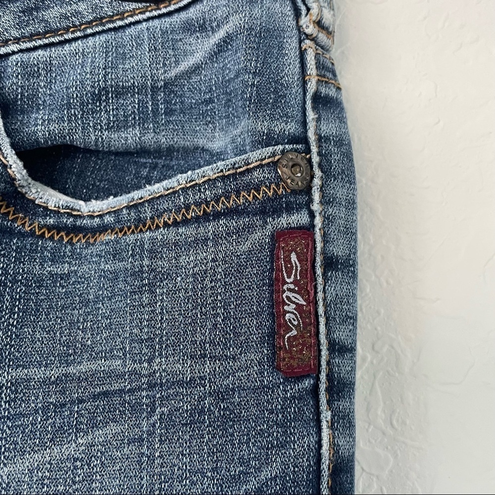 Silver Jeans Tuesday Jeans 30 X 31 Women’s‎ Bootcut Flare Denim Medium Wash - Picture 8 of 12